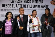 Inauguran en Senado exposición” la resistencia indígena” desde el arte de Filogonio Naxin