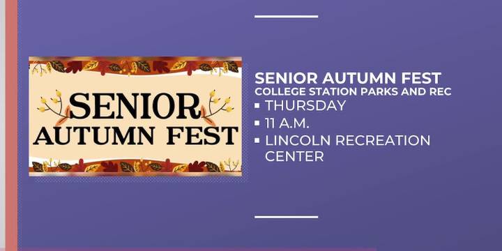 City of College Station to hold free Autumn Fest for seniors