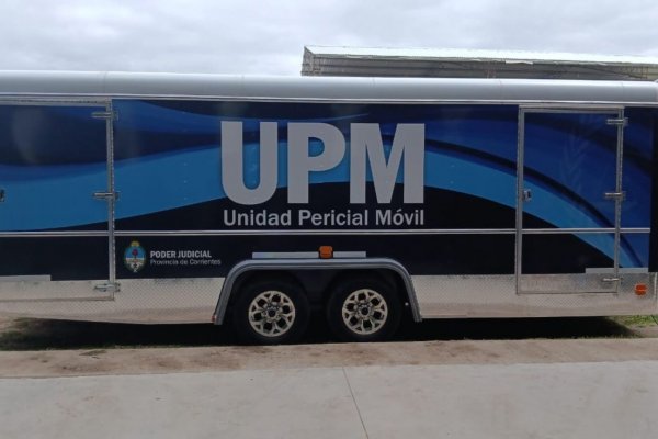 ESTRENO! Mirá la Unidad Pericial Móvil qué incorporó el Poder Judicial de Corrientes