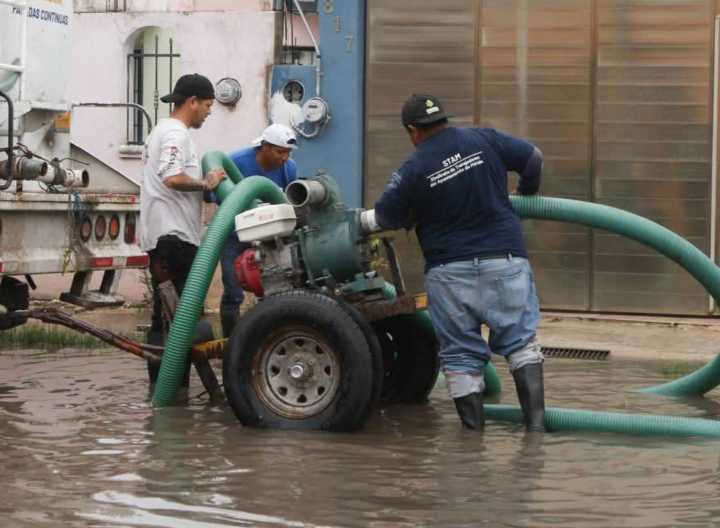 Avanzan trabajos de limpieza de pozos y rejillas en Mérida