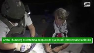 El vídeo en el que Greta Thunberg es detenida por Israel tras viajar en la Flotilla a Gaza