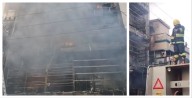 Massive Fire Engulfs 4-Storey Commercial Building In Odisha’s Balasore