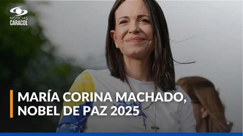 María Corina Machado, venezolana, gana el Premio Nobel de Paz 2025
