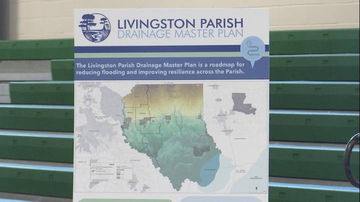 Livingston Parish developing drainage master plan, holds open house