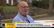Painting the streets black and gold, Pittsburgh neighborhood shows sports pride in unique way
