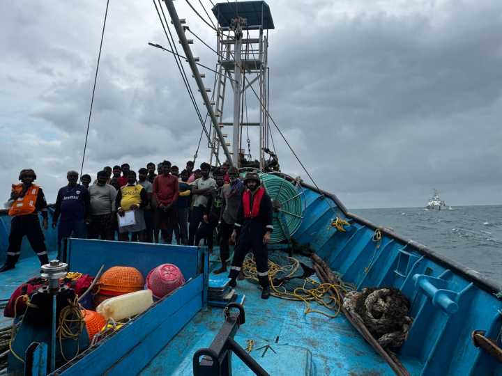 Karnataka: Indian Coast Guard rescues 31 fishermen in rescue op