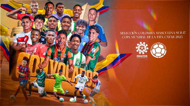 Jugadores del FPC convocados a la Selección Colombia Sub-17 para el Mundial de la FIFA