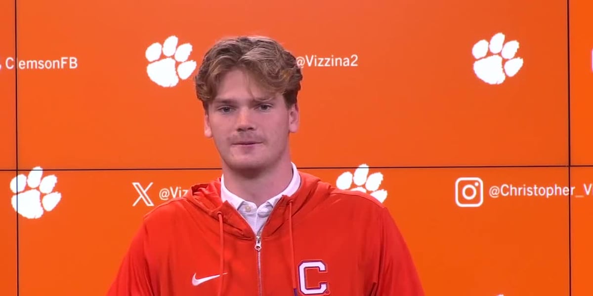 Christopher Vizzina reflects on first career start at Clemson