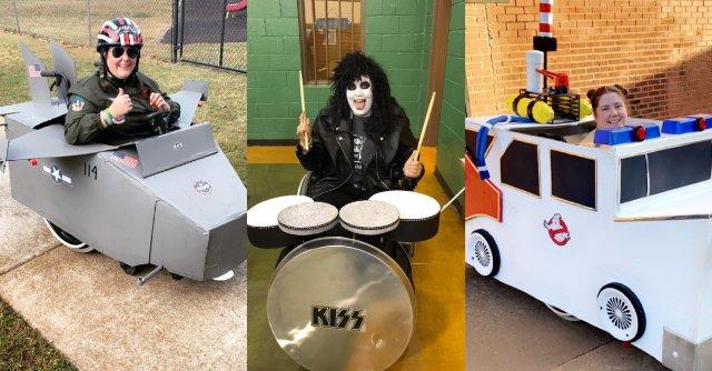 Rock Hill woman builds custom wheelchair costumes for sister