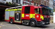 Major South London road closed after woman and 2 children rescued from flat fire