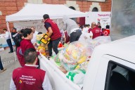 Envía Tlalnepantla 8.5 toneladas de ayuda a damnificados por lluvias