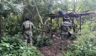 Localizan tres campamentos y artefacto explosivo en Sinaloa: Semar