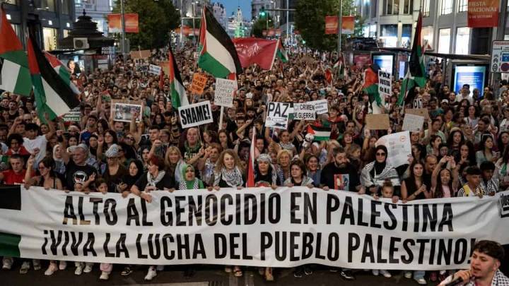 Protests sweep Rome, Madrid and Barcelona against Israel’s actions in Gaza