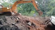 Colapsa puente en La Concordia, Chiapas, por las fuertes lluvias del jueves