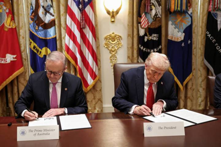 Trump, Australia’s Albanese sign critical minerals agreement to counter China