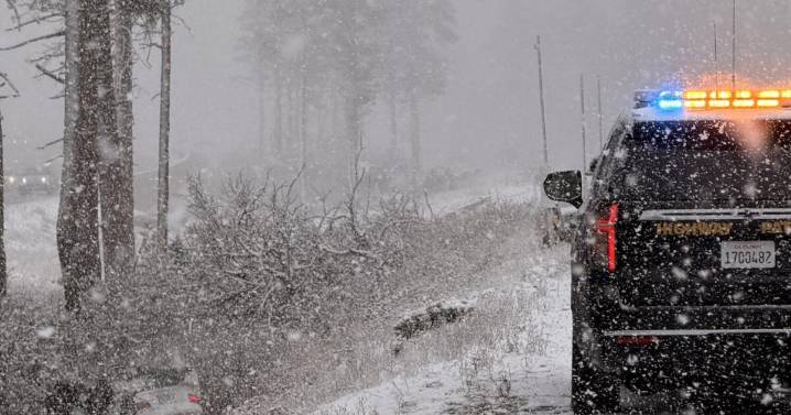 Snow! Time-lapse videos show the Sierra blanketed in white