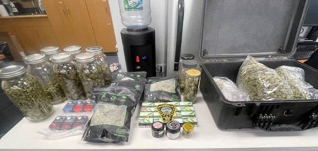 CT man accused of threatening person allegedly found with marijuana