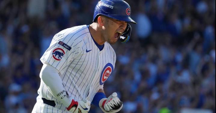 Suzuki's home run helps Cubs to Game 1 win over Padres