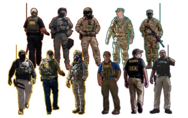 Cómo distinguir a las fuerzas federales desplegadas en las calles de EU