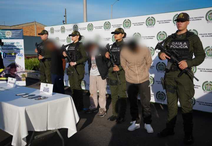 Cayó banda dedicada al hurto a personas bajo la modalidad de paseo millonario en Bogotá