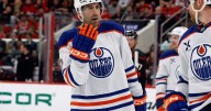 Evan Bouchard has a mistake-prone game in the Oilers’ loss to the Islanders