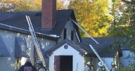 Box manufacturing factory severely damaged in fire in North Attleboro, Massachusetts