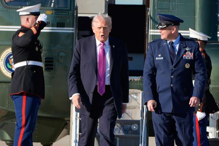 Secret Service finds hunting stand with view of Trump's Air Force One exit