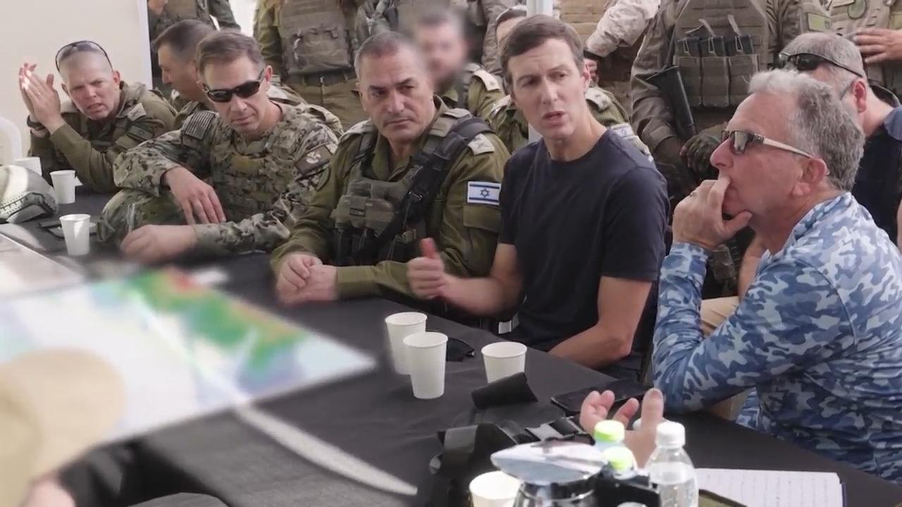 US special envoy Witkoff and US president's son-in-low Kushner meet military officials in Middle East