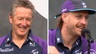 NRL 2025: Craig Bellamy on Stefano Utoikamanu stuck up sledge, what did he say, Cameron Munster, joint press conference, Broncos, Storm, rugby league news