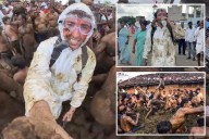 YouTuber Tyler Oliveira branded 'racist,' dragged through the muck after filming Indian village's messy 'poop