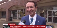 Governor Landry speaks on future of north Louisiana, Charlie Kirk statue at LSU
