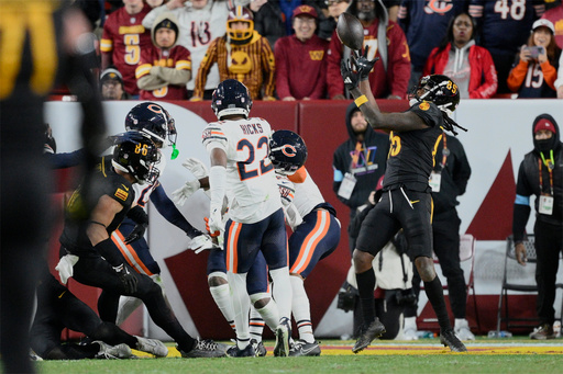 Commanders' Jayden Daniels won't relive the Hail Mary that beat Bears a year ago