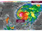 Huracán Melissa no tocará México, pero prevén lluvias y frío en varias regiones