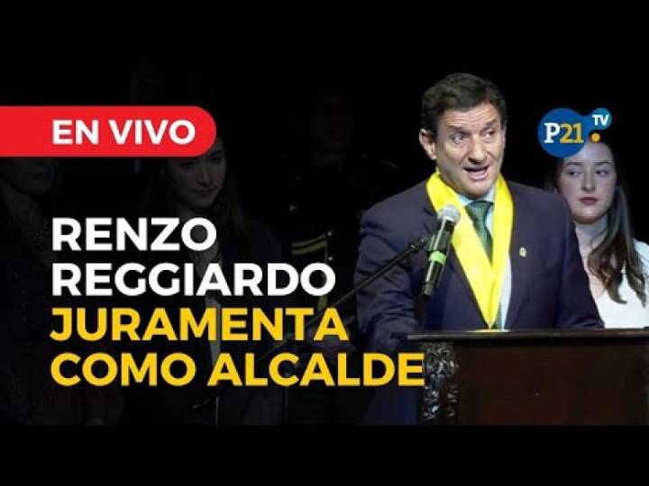EN VIVO Juramentación de Renzo Reggiardo como Alcalde de Lima