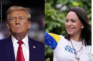 Dice Trump no saber quien es María Corina Machado