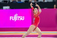 Amanda Yap is trying for Singapore's first world gymnastics medal, in between school exams