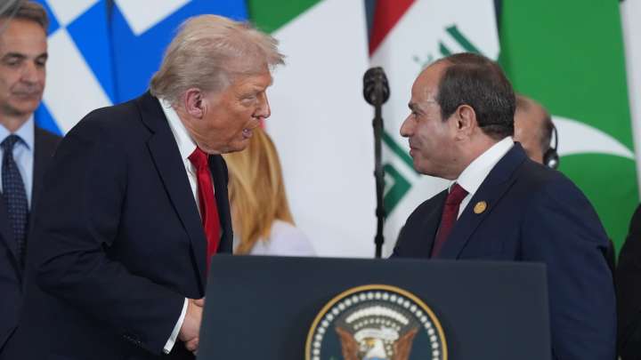 El-Sissi awards Trump Egypt’s top civilian honour, calls for establishment of Palestinian state