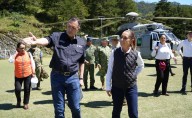 Sheinbaum recorre Pinal de Amoles en Querétaro tras afectaciones por fuertes lluvias