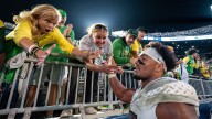 Oregon football fans going berserk in ‘pre-dawn darkness’ on College GameDay