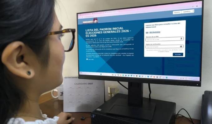 Elecciones 2026: ya puedes verificar tus datos en la Lista del Padrón Inicial publicada por Reniec