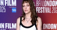 Kristen Stewart Wows Fans in White & Black Mini