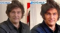 Redes se burlan de la foto photoshopeada de Milei sin arrugas ni papada