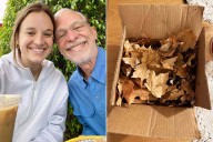 Dad Surprises Homesick Daughter with Package of Leaves (Exclusive)