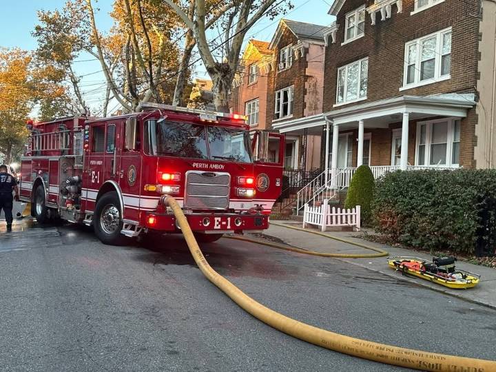 Pets rescued, family displaced in Thursday night Perth Amboy fire