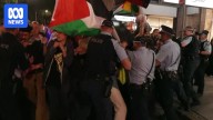 Arrests at pro-Palestinian rally at Sydney Town Hall