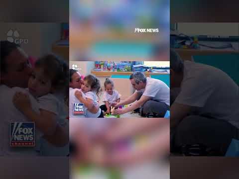 WATCH: Omri Miran plays with daughters after spending over 700 days in Hamas captivity #shorts #us