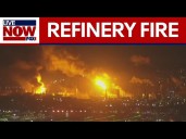 Massive fire breaks out at Chevron refinery in L.A. area