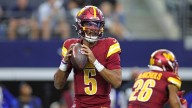 Commanders QB Jayden Daniels will have MRI after hamstring injury in loss to Cowboys