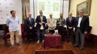 Óscar Soto, con ‘El ángel y la muerte’; y Julio Peces,  con ‘Fundido a negro’, ganadores del Ateneo