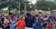 Families pack Tampa Riverwalk for trick-or-treat festivities and costume contest